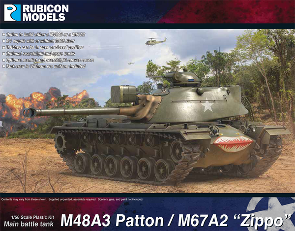 280141 M48A3 Patton M67A1 Zippo