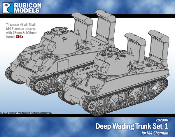 M4 Sherman / Firefly IC and Deep Wading Trunk Set 1 M4 Bundle – Rubicon  Models USA